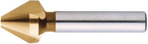 Pogłębiacz stożkowy DIN334 HSS, TiN, kształt C, chwyt cylindryczny 60°, 12,5mm FORMAT