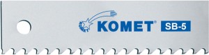 Brzeszczot maszynowy SB5, 6 zębów na cal 500x40x2mm KOMET