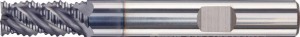 Frez do obróbki zgrubnej,długi DIN6527, pełnowęglikowy AlTiN+ typ HR 16mm FORTIS