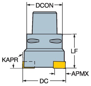 Frez do wgłębień R215-A085C8-25M ID:5742807 Sandvik