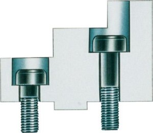 Śruba mocująca szczęki nasadzanej, wielkość 100mm M6x20 RÖHM
