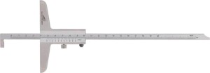 Głębokościomierz z odsadzonym prętem pomiarowym 1/20 250x130mm HP