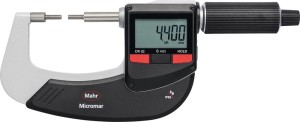 Mikrometr zewnętrzny cyfrowy z małymi powierzchniami pomiarowymi 40 EWRi-B 0-25mm MAHR