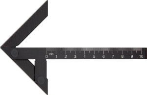 Kątownik centrujący, precyzyjny 150x130mm FORTIS