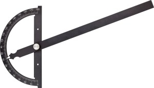 Kątomierz ze śrubą ustalającą 150/200mm FORTIS