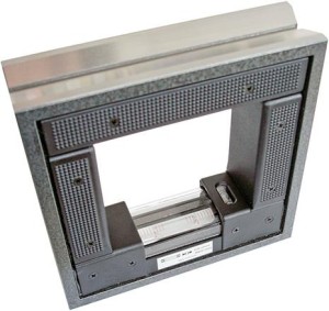 Poziomica maszynowa ramowa 200x200mm/0,02mm/m RÖCKLE