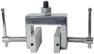 Nasadka zaciskowa dwuszczękowa, szeroka AC18, do prób rozciągania i wyciągania, do 5kN KERN