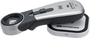 Lupa z oświetleniem Tech-Line 15xD 16,3mm SCHWEIZER