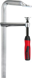 Ścisk śrubowy, stalowy z rękojeścią 2-komponentową 300x140mm BESSEY