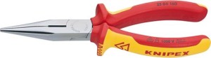 Szczypce tnące półokrągłe (radiowe) VDE z rękojeściami wielokomponentowymi 160mm KNIPEX