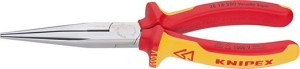 Szczypce tnące wydłużone (typu „bociani dziób) VDE, proste, z rękojeściami wielokomponentowymi 200mm KNIPEX