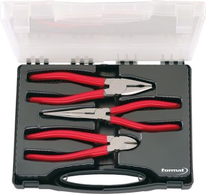 Zestaw szczypiec, polerowane, izolowane zanurzeniowo,3-częśc. FORMAT