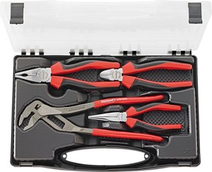 Zestaw szczypiec, chromowanych, z 2-komponentowymi rękojeściami 4-częściowy FORMAT