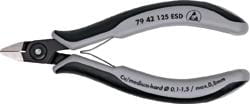 Szczypce tnące boczne, precyzyjne 7942 ESD 125mm KNIPEX