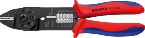 Szczypce do zagniatania 9721215, do izolowanych końcówek kablowych 0,75-6qmm KNIPEX