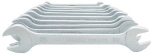 Zestaw kluczy płaskich dwustronnych DIN3110 6-27mm, 10-częściowy GEDORE