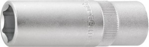 Końcówka wymienna klucza nasadowego, długa, 6-kątna, 1/4 13x mm FORMAT
