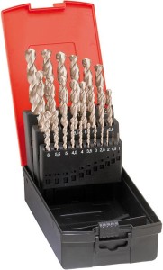 Zestaw wierteł krętych DIN338, typ N, HSSE szlifowane, 1-10mm FORMAT