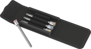 Zestaw nasadek wkrętakowych z funkcją przytrzymywania 1/4 Torx 25-T40x100mm 4-częściowy Wera