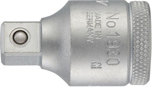 Redukcja z czworokąta wewnętrznego 1/2 na czworokąt zewnętrzny 3/8“ GEDORE