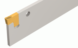 TGFS 0-17-3-Blades for multi-spindle machines - replacement for HSS and brazed tools, using TANG-GRIP tangentially clamped inserts.