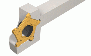 PCHL 19-D22-3-IQ-Grooving and parting tools carrying inserts with 5 cutting edges.