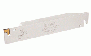 TGTL 2525-3-IQ-2Z-Integral shank 2 pocket tools with a very rigid clamping. Enables machining at very high feed rates and provides excellent straightness and surface finish. Recommended for parting interrupted cuts. Excellent tool and pocket life.