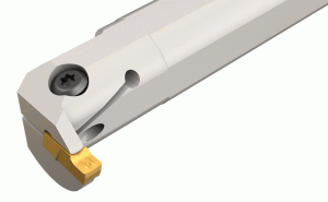 GHIR 40C-612-CUT-GRIP bars with internal coolant holes, used for grooving and turning.