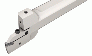 GHIFL 40C-8A-8-8° and 10° approach angle boring bars used for facing and internal machining.