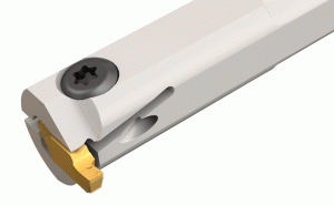 GEHIML 16-14-Internal machining boring bars with coolant holes, using  GEMI and GEPI inserts in smaller than 1.9 mm widths (the insert is not fully supported).