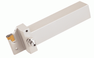 TGBHR 31.7-8-JHP-SUMO-GRIP tools with channels for high-pressure coolant and very rigid clamping. Recommended for grooving, turning and parting at very high feed rates and interrupted cuts. Excellent tool and pocket life.