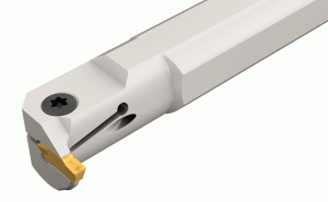 TGIL 16C-3-Internal boring bars with coolant holes carrying TOP-GRIP utility grooving and turning inserts.