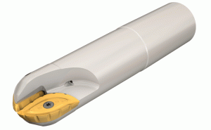 BCM D1.25-A-W1.25-C-DROPMILL, Ball nose endmills carrying tangent straight edge inserts. Used for semi finishing and finishing at high feed rates. Its unique design provides a fully effective cutter - two cutting edges even at small depths of cut.