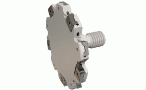 ETS D032-06-LN08-M10-MINI-TANGSLOT, Grooving and slitting cutters with FLEXFIT threaded adaptation, carrying tangentially clamped inserts with 4 cutting edges.