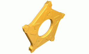 PENTA D40L300PB-15D IC808G-Parting , pentagonal inserts. Used for parting bearing steel and other ductile materials.