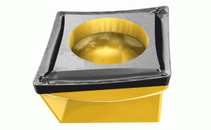 CC95MT 100504-SM IC830-Single-sided 80° rhombic insert. Used for semi-finishing and finishing on a wide range of materials including soft materials and exotic alloys (part of the CHAMELEON multifunction system).