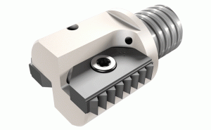 MTE D0.65-1-MMT08-14-Indexable threading endmills with a MULTI-MASTER shank connection and coolant holes.