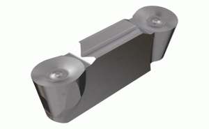 GRIPA 4.00-2.00 IC07-Full radius double-ended inserts, for turning and grooving in external, internal and face applications.