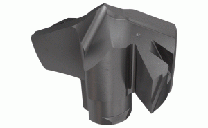 QCP 201-2M IC908-Exchangeable double margin & self-centering drilling heads for DCN drills, for machining ISO P and ISO K materials with high surface finish results.