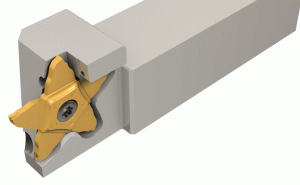 PCHR 20-34-JHP-MC-Grooving, parting and recessing tools carrying PENTA inserts with bottom inlets for high-pressure coolant.