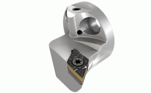 AVC-D20-SDUCL-11-Interchangeable boring heads carrying 55° rhombic inserts with 7° clearance.