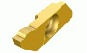 SCIR 22-150N-00 IC07-Grooving and parting inserts with parallel and frontal lead angle for reduced burr remaining on the workpiece. Used on Swiss type automatics and small CNC lathes.