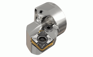 AVC-D25-PCLXR-09X-Interchangeable boring heads carrying 80° rhombic inserts.