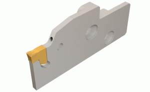 TGAD 2LE-D54-JHP-Parting and grooving adapters with channels for high-pressure coolant, carrying TANG-GRIP inserts