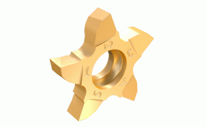 PENTA 17-100NP08LS IC1008-Precision grooving and turning pentagonal inserts. Used for next to high shoulder applications on small diameter parts.