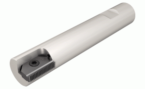 MTE D0.94-1-W0.75-21-Indexable threading endmills with Weldon shank and coolant holes.
