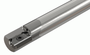 MTE D0.62-1-C.500C-14-Indexable threading endmills with long cylindrical carbide shanks and coolant holes.