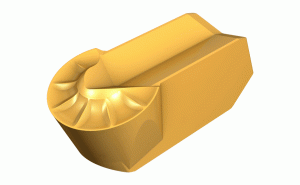 GIMY 630 IC804-Utility single-ended inserts with F/Y-type chipformers, used for deep grooving and turning at low-to-medium feeds. The full-radius inserts can cut arcs to 250°.