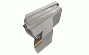 AVC-D80-SVLCL-16T-VH-Interchangeable boring heads carrying 35° rhombic inserts with 7° clearance.