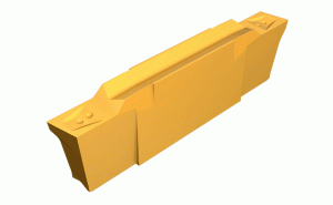 DGR 1900WP-12D IC1030-Parallel wiper design for improved flatness and surface finish. For best results, apply cutting oil. An improved alternative for HSS blades. Low cutting forces. Used at low-to-medium feeds.